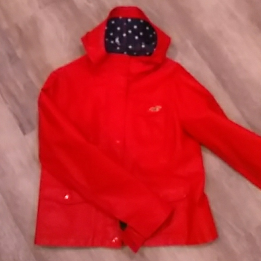Hollister rain coat